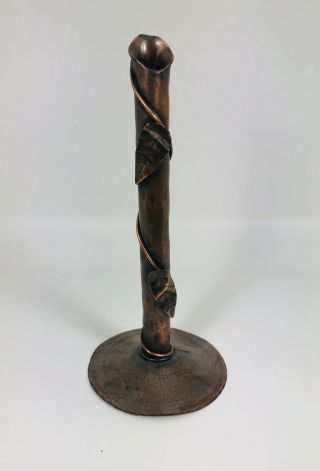 Arts & Crafts Hand Hammered / Crafted Craftsman Copper Craft Vintage Bud Vase