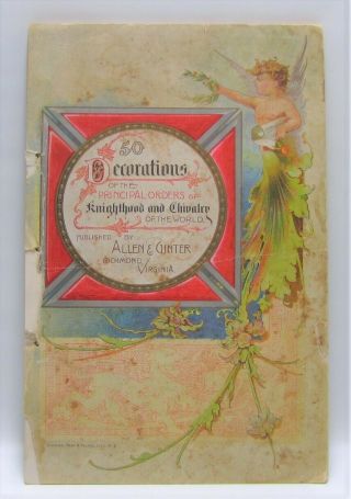 50 Decorations Of The Principal Orders Of Knighthood And Chivalry Allen & Ginter