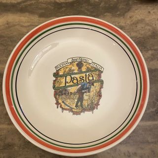 Vintage Himark " San Remo Pasta " Round Serving Bowl 13 1/4” Diameter