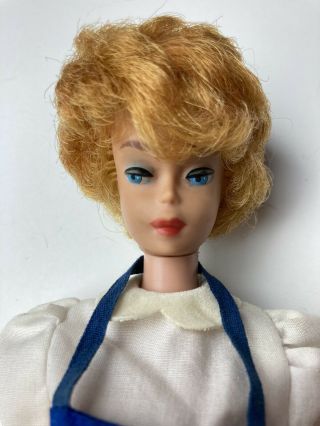 Vintage 1962 Mattel Midge Barbie Doll Reddish Blonde Hair Bubble Cut 3