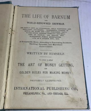 The Greatest Showman The Life Of P T Barnum With No Print Date Us