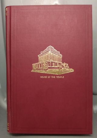 Morals And Dogma Of The Ancient & Accepted Scottish Rite Of Freemasonry 1969 Gc