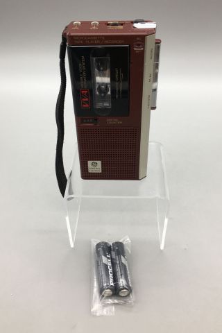Vintage General Electric Ge 3 - 5328a Microcassette Recorder C23