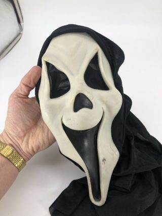 Vintage Fun World Fantastic Faces “grin” Happy Ghost Scream Mask 90s Rare