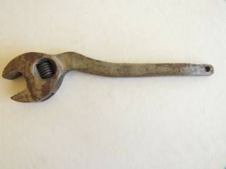 Vintage Mathieson Adjustable Wrench,  Unbreakable Jaw Patented,  No.  21325 (?)