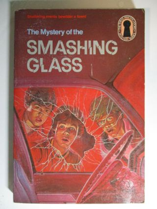 Three Investigators 38,  Mystery Of The Smashing Glass,  Paperback,  4th,  1984 Ed