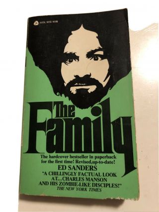 The Family By Ed Sanders 1972 Avon Books Manson Family Charles Manson True Crime