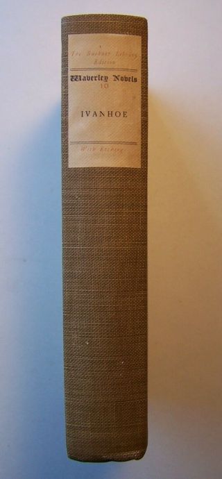 IVANHOE Sir Walter Scott HC BUCKNER LIBRARY EDITION Etchings by Lalauze - O1 3