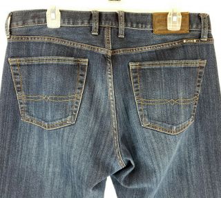 Lucky Brand 361 Vintage Straight Mens Size 34x32 Jeans Dark Wash Blue Denim