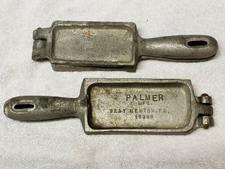 Vintage Palmer Mfg.  Co.  Sinker Molds 101 & 201.  S&h