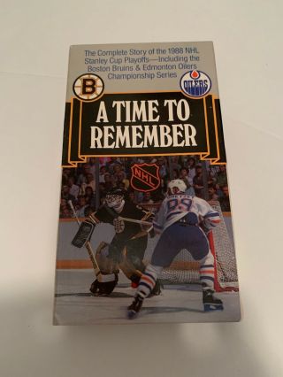 Boston Bruins - A Time To Remember 1988 Season Highlights/stanley Cup Vhs