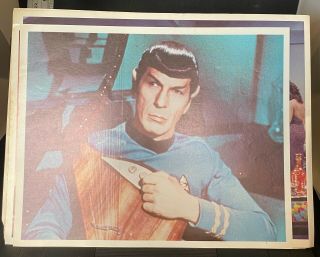 Vintage Star Trek Promo Images,  C.  1969,  Spock,  Sulu,  Uhura,  Kirk,  Nimoy Shatner