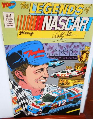 Vintage Bobby Allison The Legends Of Nascar Comic Book From 1991