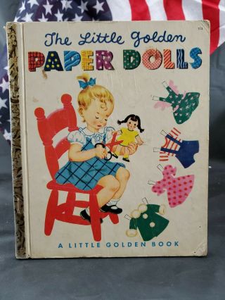 Paper Dolls 113 A Little Golden Book " ? " Edition 1951 Some Clothes