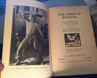 1924 The Thief Of Bagdad : Photoplay Illus.  Book Douglas Fairbanks Film Tie - In