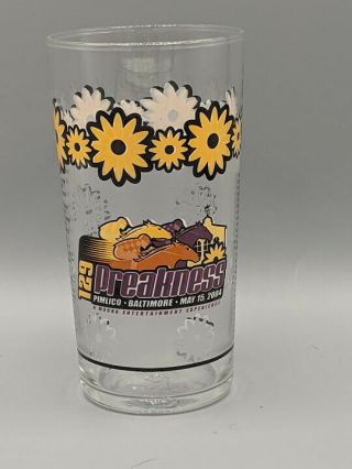2004 Preakness Stakes 129th Pimlico Souvenir Glass Triple Crown Horse Racing