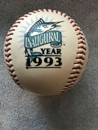 Florida Marlins 1993 Autographed Signed Baseball Inaugural Season Stamp Vintage