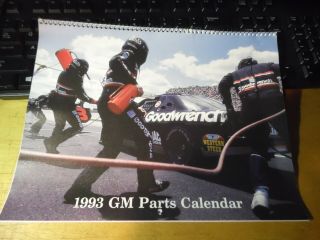 1993 Gm Parts Calendar 3 Nascar Dale Earnhardt Sr.