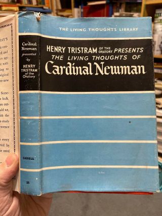 The Living Thoughts Of Cardinal Newman Presented By Henry Tristram 1948 Hbdj
