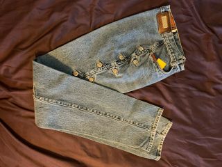 Lawman Mom Vintage Jeans Size 7 High Rise Western Blue Denim