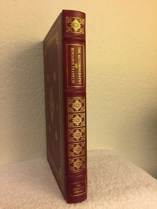 The Autobiography Of Benjamin Franklin - Red Leather Classic