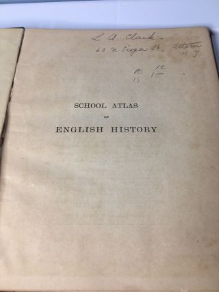 A School Atlas of English History [Hardcover] Samuel Rawson Gardiner 3