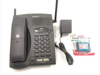 Vintage Sony Spp - M937 900mhz Cordless Telephone Digital Answering System 2 Line