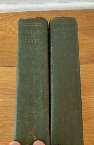 An Introduction To The History Of Western Europe,  Robinson,  2 Volumes,  1934
