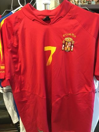 Spain España National Raul 7 Jersey Shirt Soccer Football