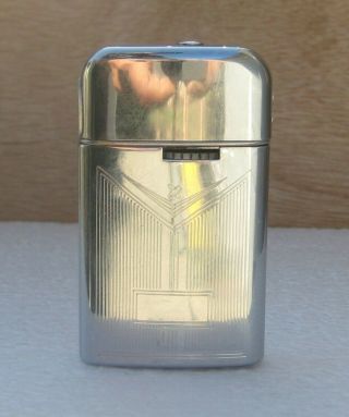 Vintage Ronson Varaflame Windlite Butane Lighter Made in USA GREAT 2