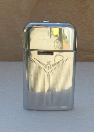 Vintage Ronson Varaflame Windlite Butane Lighter Made in USA GREAT 3