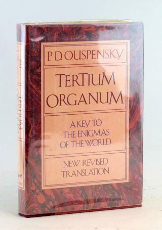 P D Ouspensky Tertium Organum A Key To The Enigmas Of The World Hardcover W/dj