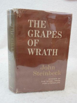 John Steinbeck The Grapes Of Wrath 1967 Viking Press,  Ny Book Club Edition Hc/dj