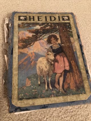 Heidi Johanna Spyri - Illustrated By Jessie Willcox Smith - Rare 1922 Edition Book