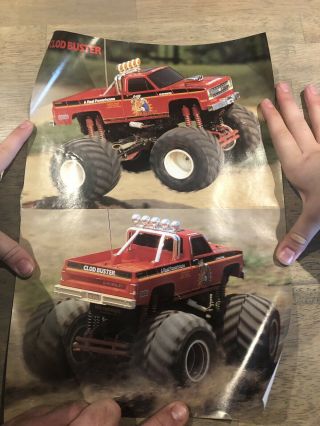 Vintage Tamiya Clodbuster Monster Truck Poster 1