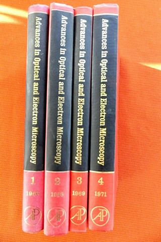 Advances In Optical & Electron Microscopy By Barer & Cosslett Volumes 1 To 4