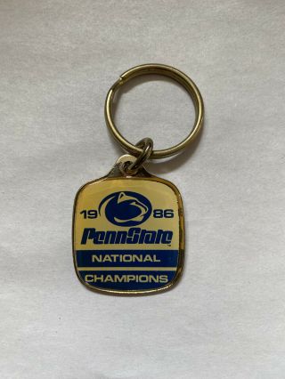 Penn State 1986,  National Champions,  Key Chain
