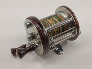South Bend No.  1250 Anti - Backlash Vintage Fishing Reel Antique - Stainless Steel