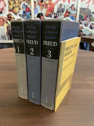 The Life & Work Of Sigmund Freud Volume 1,  2,  3,  Freud 