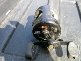 Rare Vintage Abu Garcia Black Max 5000 Fishing Reel 3 Ball Bearing W/ Clicker