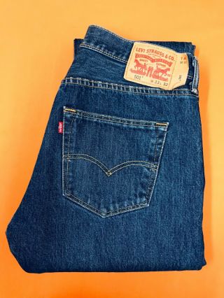 Levi Strauss 501 Vintage Blue Jeans Size 33 X 32