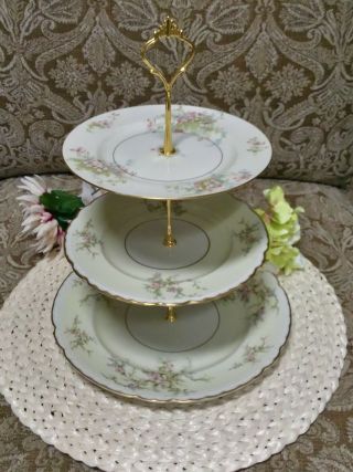 Three Tier Cake Stand Tea Party Vintage Cake Stand Tea Party Display