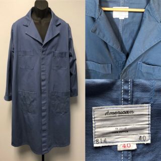 Vtg 1950 / 60’ Cotton Twill Shop / Work Coat.  Vintage American Workwear