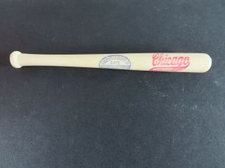 1970s Chicago White Sox Plastic Louisville Slugger Mini Bat