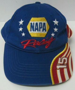 Napa Racing Nascar Cap Hat Michael Waltrip 15 We Keep America Running O/s Blue
