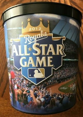 2012 Mlb All Star Game/kansas City Royals Popcorn Bucket