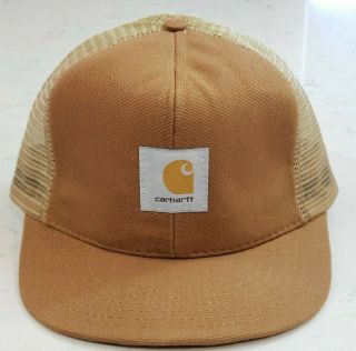 Vintage Carhart Snapback Trucker Hat Patch Cap Made In The Usa