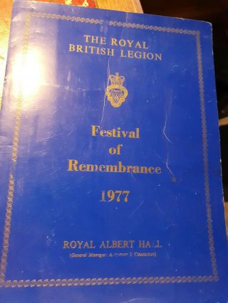 The Royal British Legion Festival Of Remembrance 1977