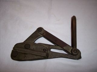 Vintage M Klein And Sons 1613 - 40 Wire Rope And Cable Puller Chicago Usa