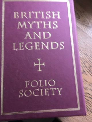 British Myths And Legends.  Folio Society 1998 3 Volume Set.